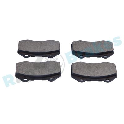 Комплект тормозных колодок, дисковый тормоз RAP BRAKES R-P0491