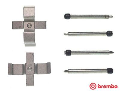 Комплектующие, колодки дискового тормоза BREMBO A 02 270