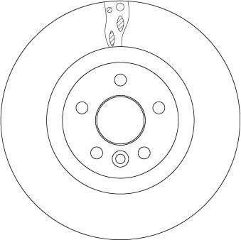 Тормозной диск TRW DF6550S