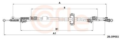Трос, механическая коробка передач COFLE 2CB.OP011