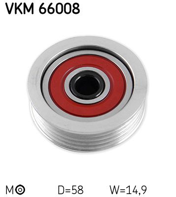 Siksnas spriegotājs, Ķīļsiksna SKF VKM 66008