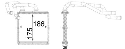 Siltummainis, Salona apsilde MAHLE AH 254 000S