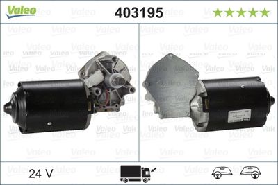 Stikla tīrītāju motors VALEO 403195
