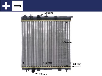 Radiators, Motora dzesēšanas sistēma MAHLE CR 2036 000S
