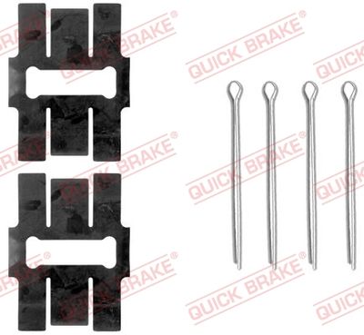 Piederumu komplekts, Disku bremžu uzlikas QUICK BRAKE 109-1146