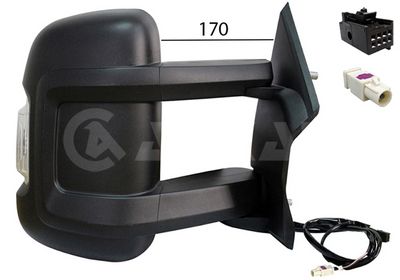 Ārējais atpakaļskata spogulis ALKAR 9278922