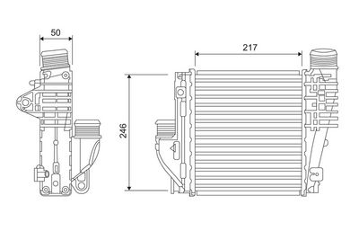 Интеркулер VALEO 818290
