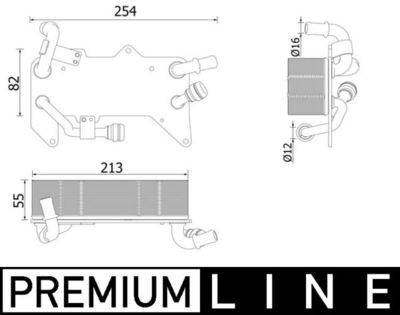 Eļļas radiators, Automātiskā pārnesumkārba MAHLE CLC 139 000P