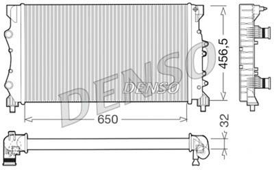 Radiators, Motora dzesēšanas sistēma DENSO DRM23025