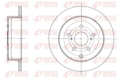 Bremžu diski REMSA 61592.00