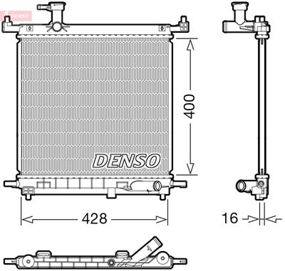 Radiators, Motora dzesēšanas sistēma DENSO DRM46072