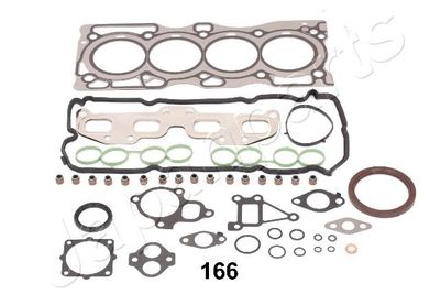 Комплект прокладок, двигатель JAPANPARTS KM-166