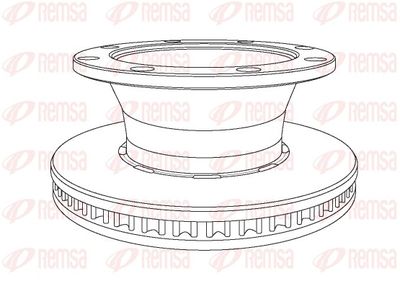 Тормозной диск REMSA NCA1124.20