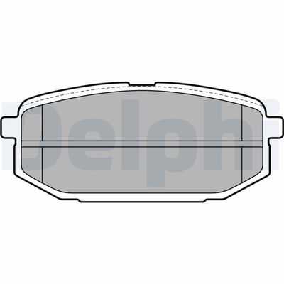 Bremžu uzliku kompl., Disku bremzes DELPHI LP2088