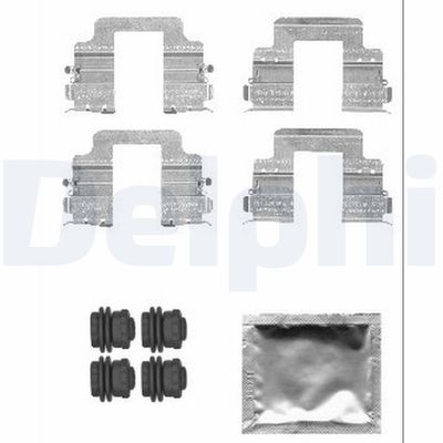 Piederumu komplekts, Disku bremžu uzlikas DELPHI LX0555