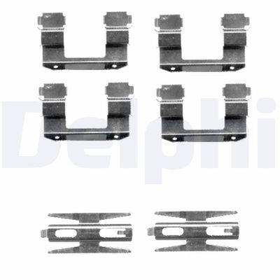 Piederumu komplekts, Disku bremžu uzlikas DELPHI LX0387