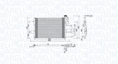 Kondensators, Gaisa kond. sistēma MAGNETI MARELLI 350203997000