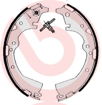 Bremžu loku komplekts BREMBO S 83 511