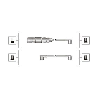 Augstsprieguma vadu komplekts MAGNETI MARELLI 941319170071