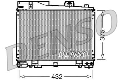 Radiators, Motora dzesēšanas sistēma DENSO DRM05034