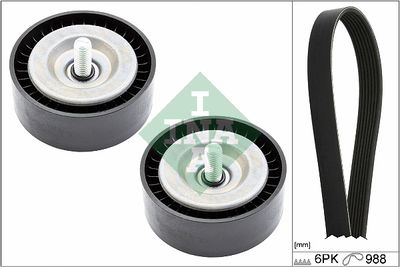 Ķīļrievu siksnu komplekts Schaeffler INA 529 0558 10