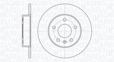 Тормозной диск MAGNETI MARELLI 361302040141
