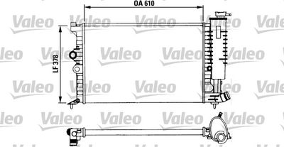 Radiators, Motora dzesēšanas sistēma VALEO 730957