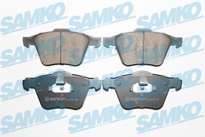 Комплект тормозных колодок, дисковый тормоз SAMKO 5SP1507