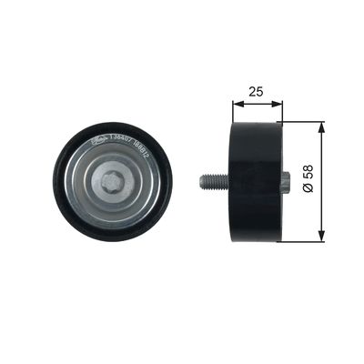 Parazīt-/Vadrullītis, Ķīļrievu siksna GATES T36407