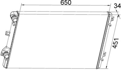 Radiators, Motora dzesēšanas sistēma MAHLE CR 1538 000S