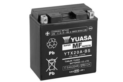 Startera akumulatoru baterija YUASA YTX20A-BS
