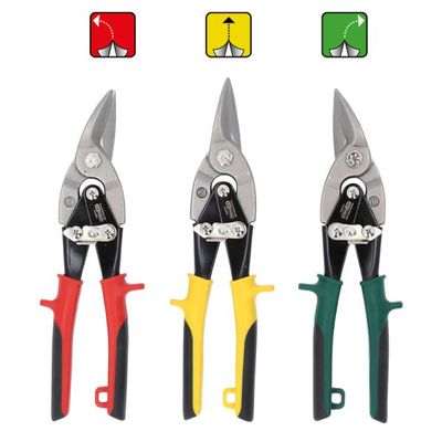 Lokšņu metāla šķēru komplekts KS TOOLS 118.0050