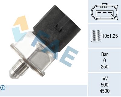 Датчик, давление подачи топлива FAE 15629