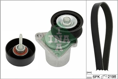 Ķīļrievu siksnu komplekts Schaeffler INA 529 0397 10