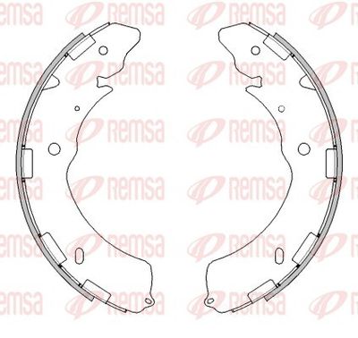 Тормозные колодки REMSA 4236.01