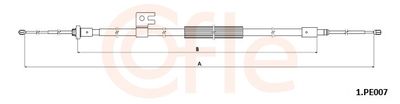 Тросик, cтояночный тормоз COFLE 92.1.PE007