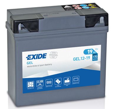 Startera akumulatoru baterija EXIDE GEL12-19
