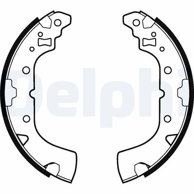 Комплект тормозных колодок DELPHI LS2113