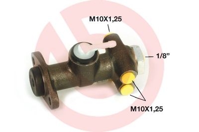 Galvenais bremžu cilindrs BREMBO M 23 077