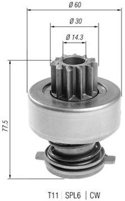 Zobrats, Starteris MAGNETI MARELLI 940113020395