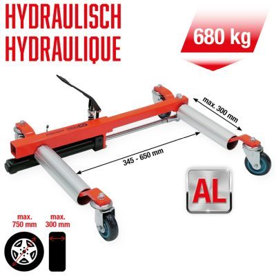 Ratiņi riteņu noņemšanai KS TOOLS 160.1205