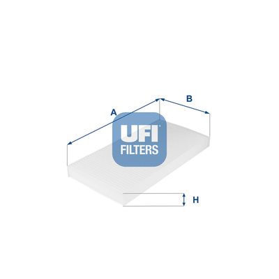Фильтр, воздух во внутренном пространстве UFI 53.045.00