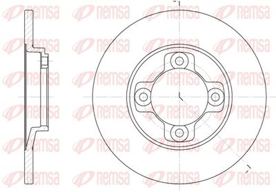 Тормозной диск REMSA 6031.00