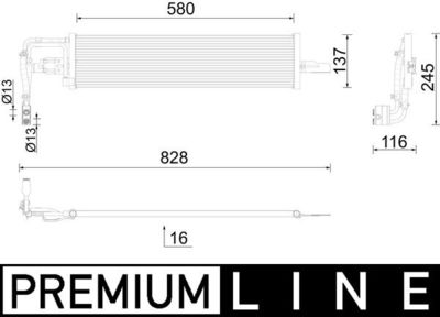 Eļļas radiators, Automātiskā pārnesumkārba MAHLE CLC 290 000P