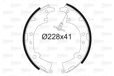 Комплект тормозных колодок VALEO 562993