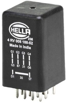 Блок управления, время накаливания HELLA 4RV 008 188-521