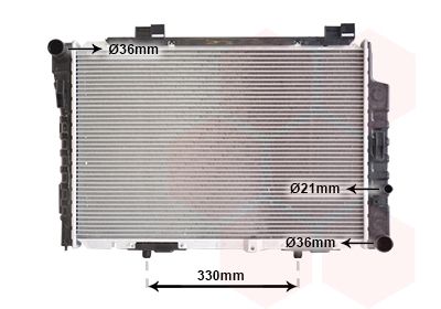 Radiators, Motora dzesēšanas sistēma VAN WEZEL 30002234