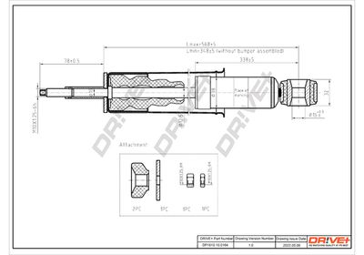 Амортизатор Dr!ve+ DP1610.10.0164