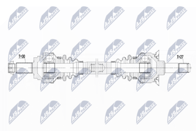 Приводной вал NTY NPW-BM-101