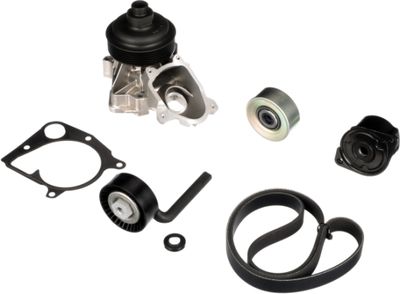 Водяной насос + комплект ручейковых ремней GATES KP16PK2083